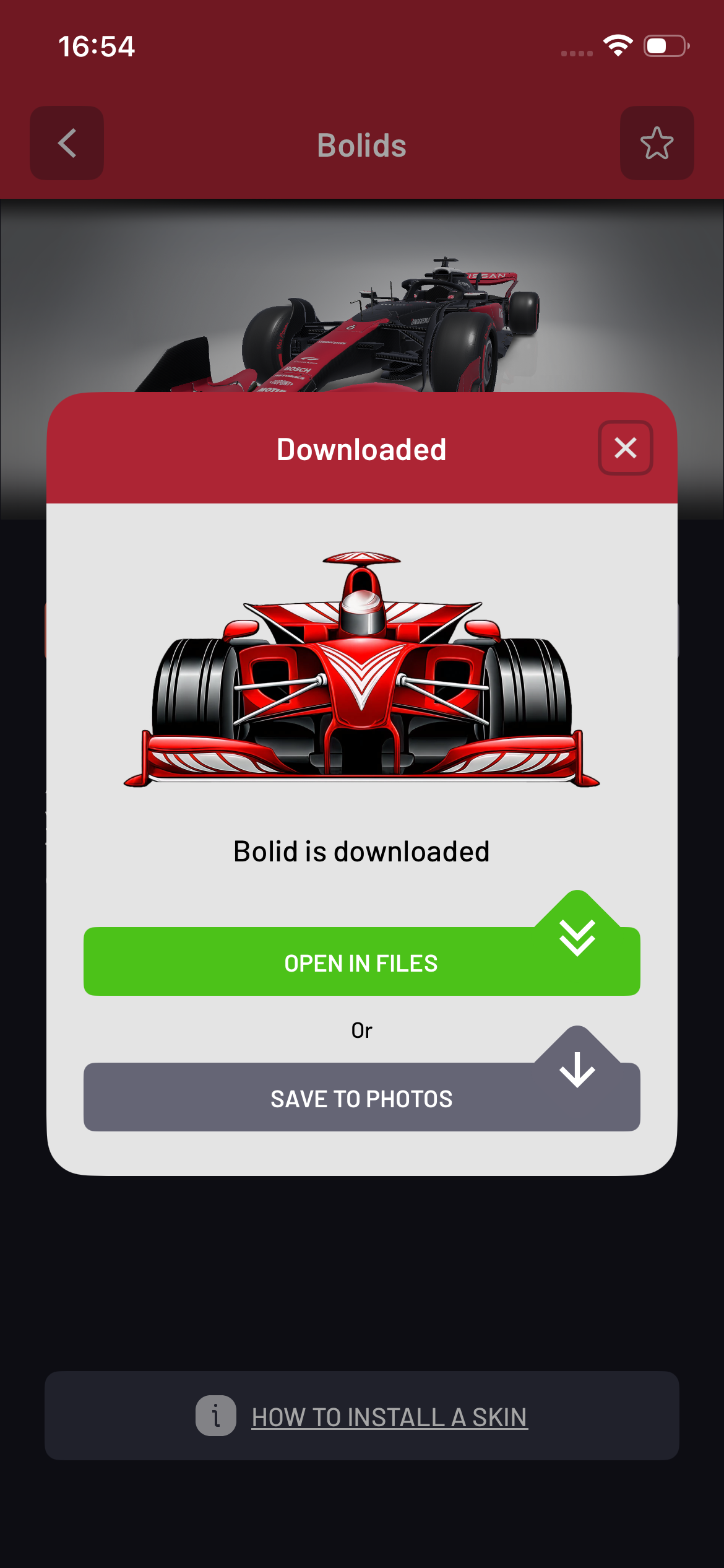 Skins for Monoposto Screenshot 2